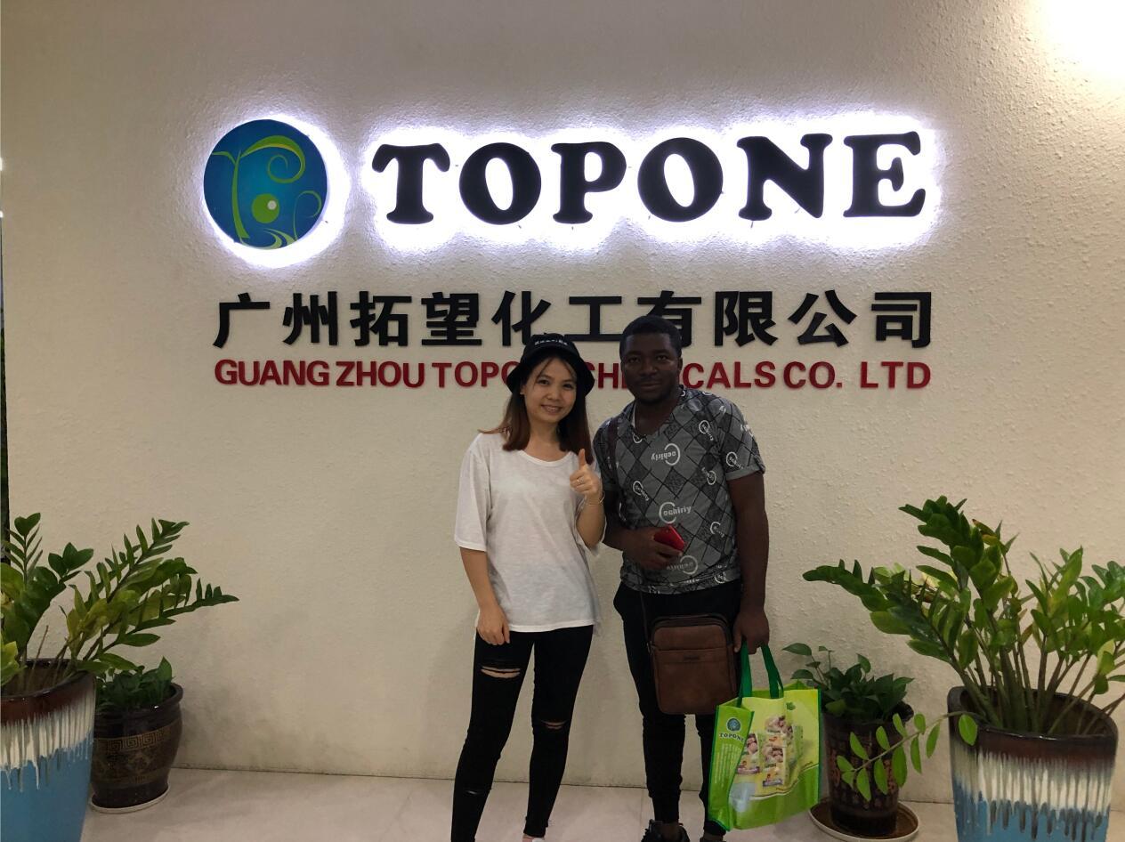 Willkommener Kunde von Nigeria Besuch Topone Company